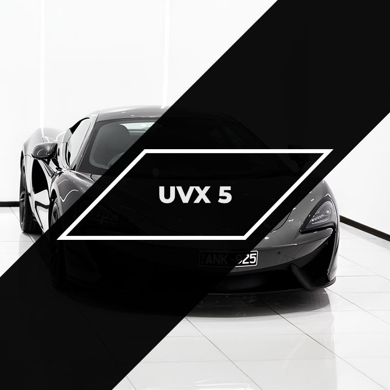 CARPRO UVX 5% stripe with Black car in the background