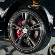 Finished Wheel and tyre after being detailed