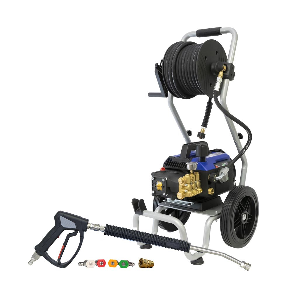 Product Photo of Annovi Reverberi 630+ | Pressure Washer Pro Kit. MTM short gun, hose reel and nozzles