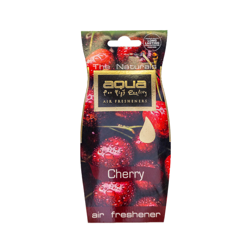Aroma AQUA Natural Drop hanging car air freshener, Cherry scent