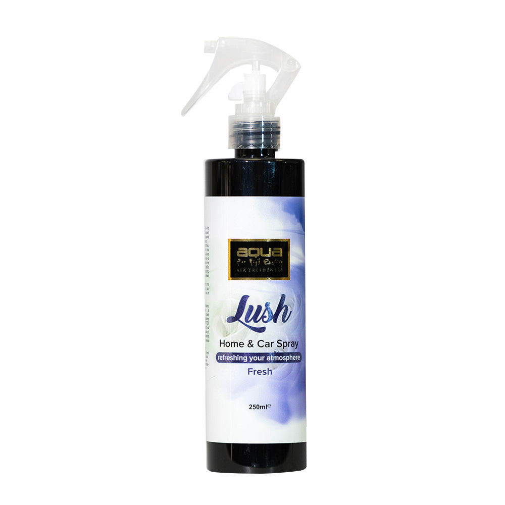 Aroma AQUA Lush home and car spray 250 mL bottle, Fresh scent