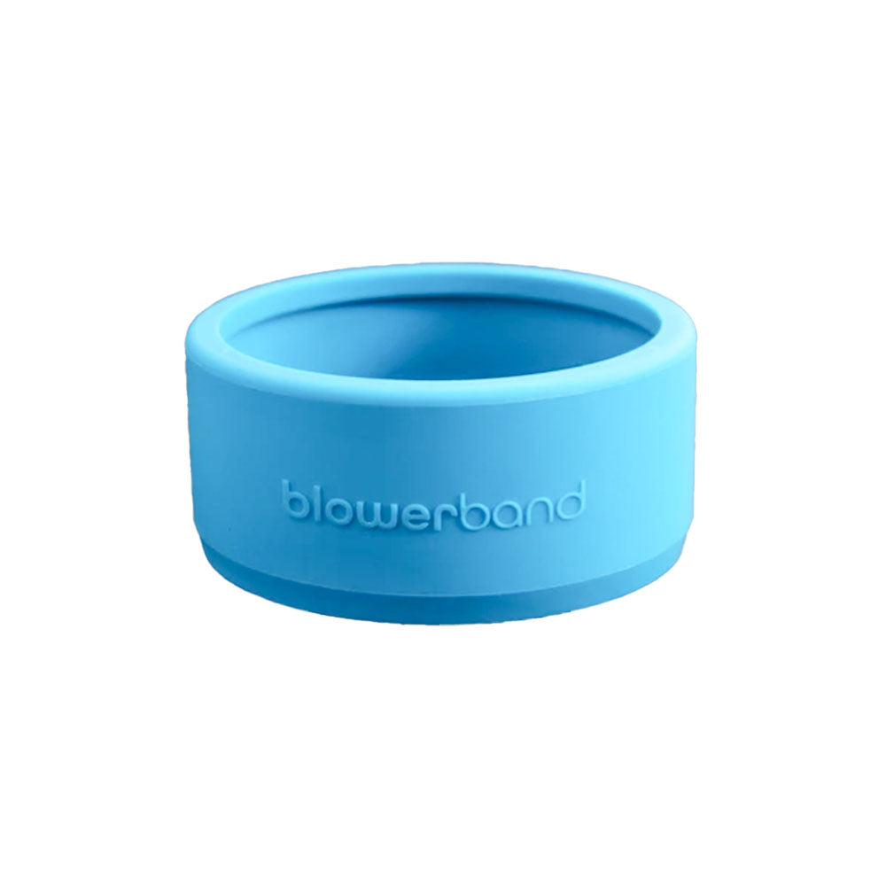 BlowerBands silicone nozzle guard in blue