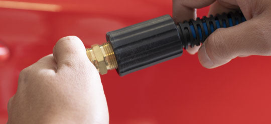 Attaching adaptors to Propulse Hose