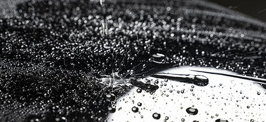 Slick, Glossy, Hydrophobic Finish