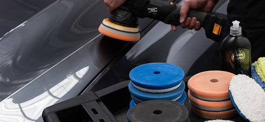 Shinemate machine and a wide range of lake country pads