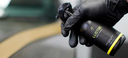Nv Lustre spraying on black car