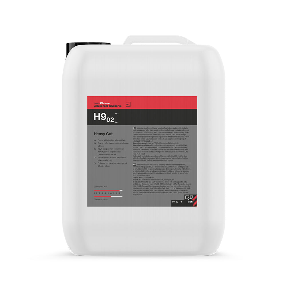 Koch Chemie Heavy Cut H9.02 polishing compound bottle
