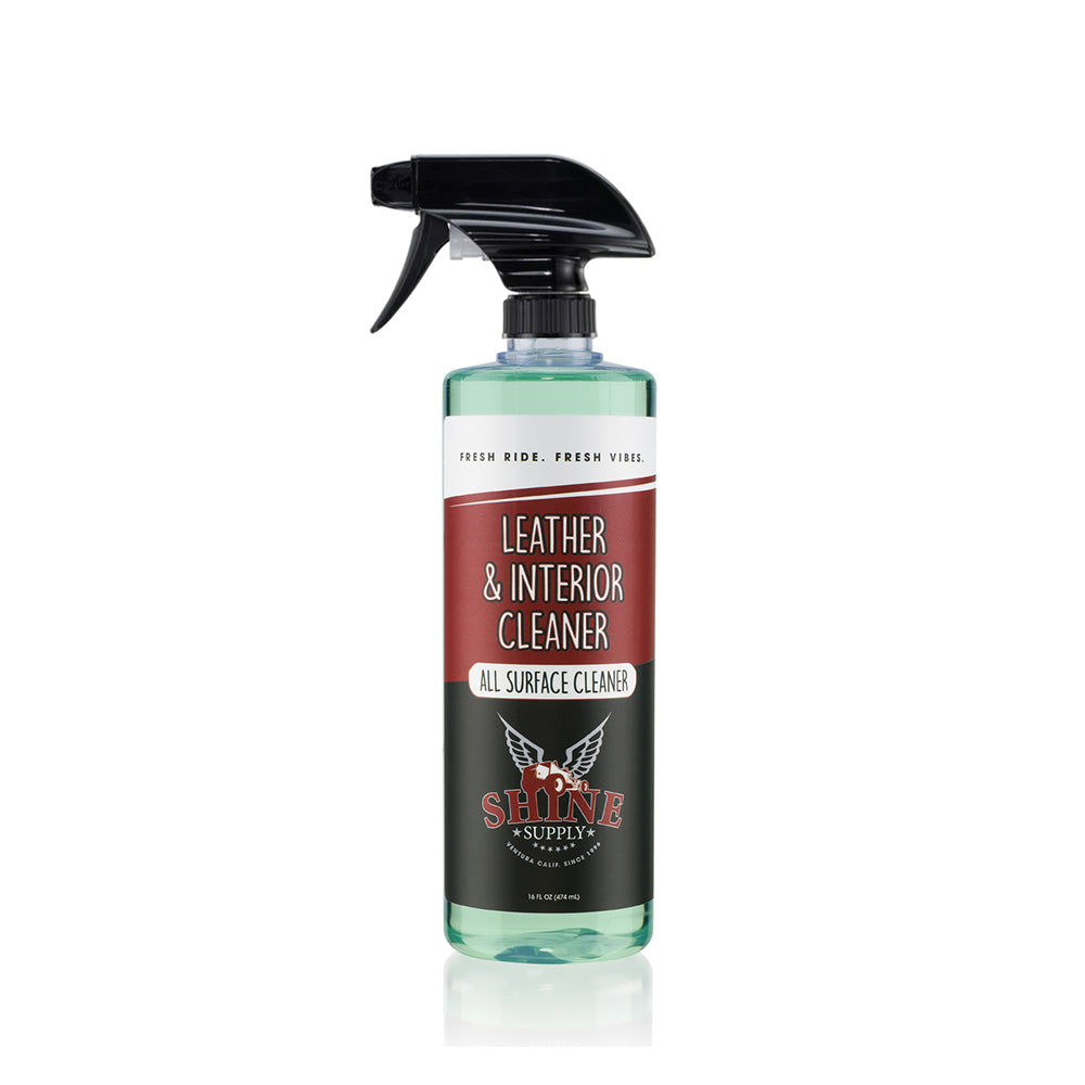 Shine Supply Leather & Interior Cleaner 473 mL bottle