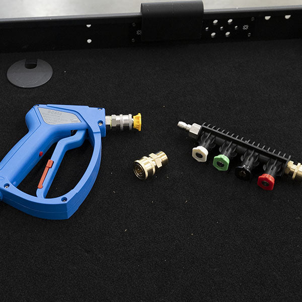 Adaptors, tape, MTM Short gun, aquatouch nozzles, Aquatouch short lance