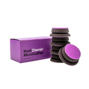 Koch Chemie - Micro Cut Hard Foam small sized Pads with a white background