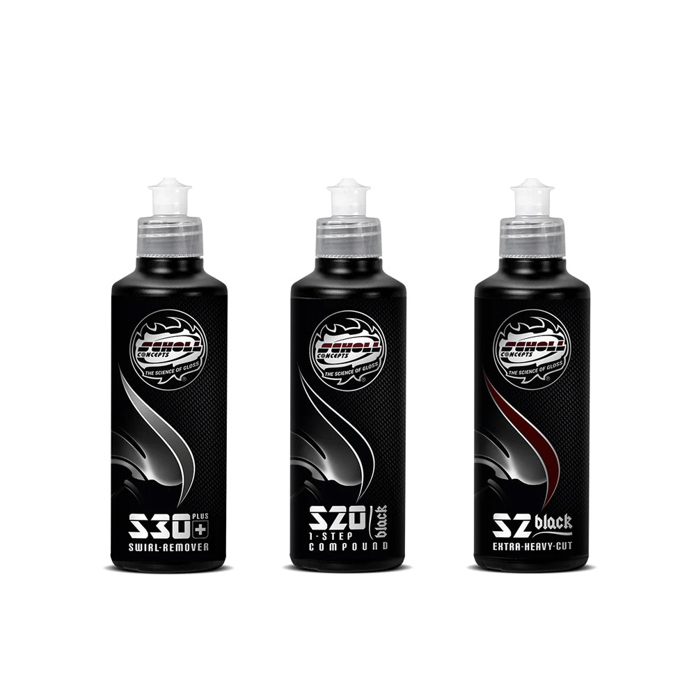 Scholl Compounds Kit 250 g with S2 Black, S20 Black and S30+