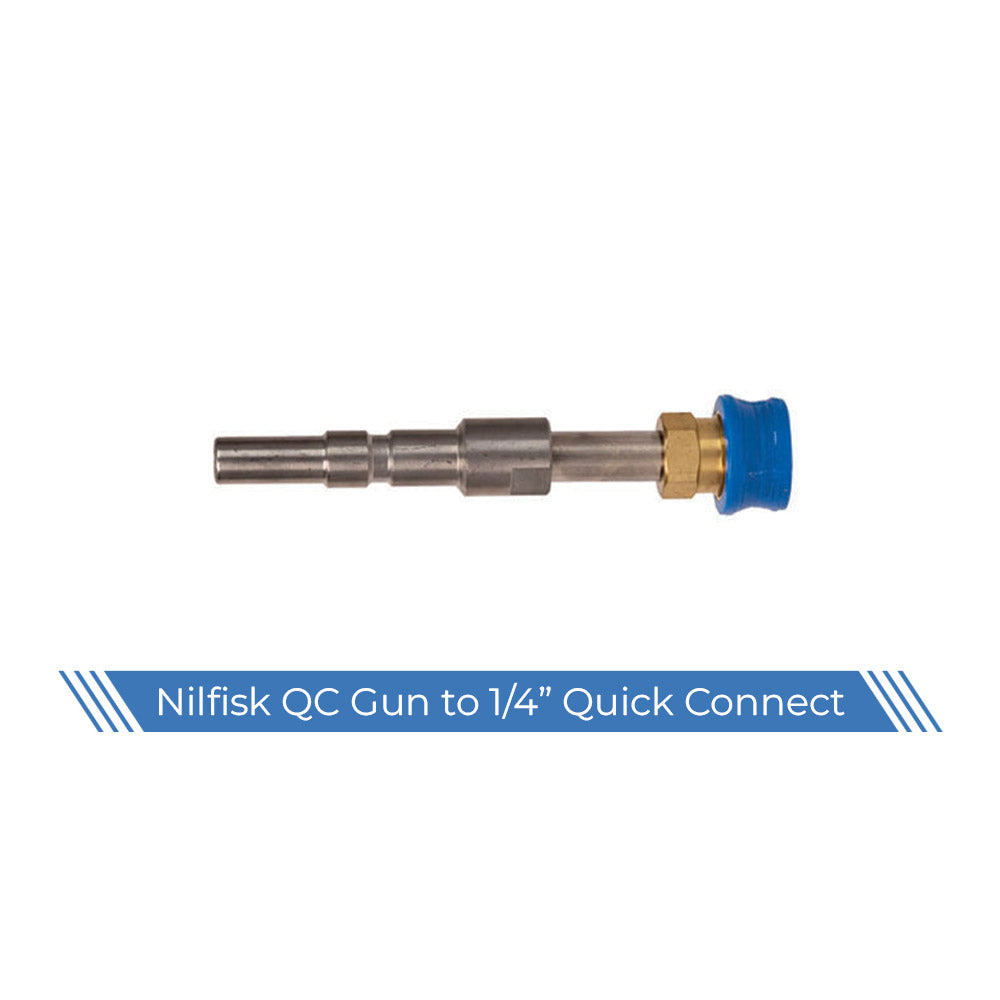 Nilfisk Quick Release to 1/4" quick connect adaptor