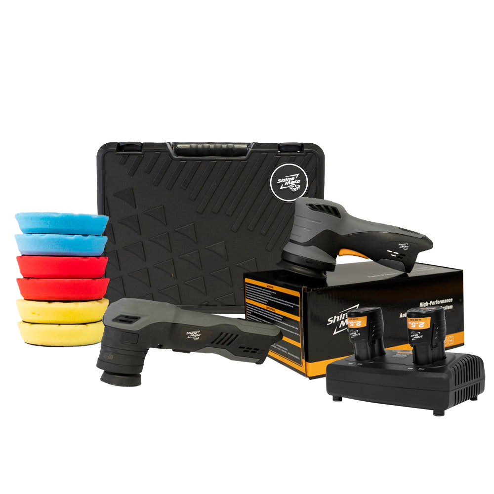 ShineMate Mini Cordless Duo EB210 EB212 Car Polisher Kit