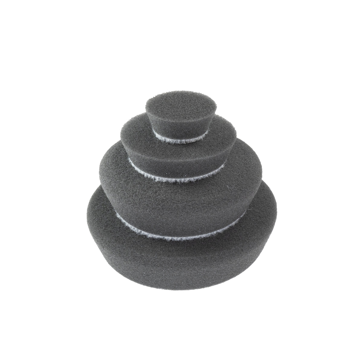 ShineMate tapered black spot finishing pads