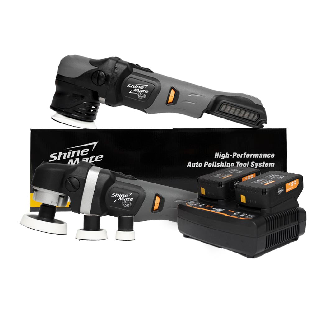 Shinemate Mini Cordless Car Polisher Kit Waxit Car Care