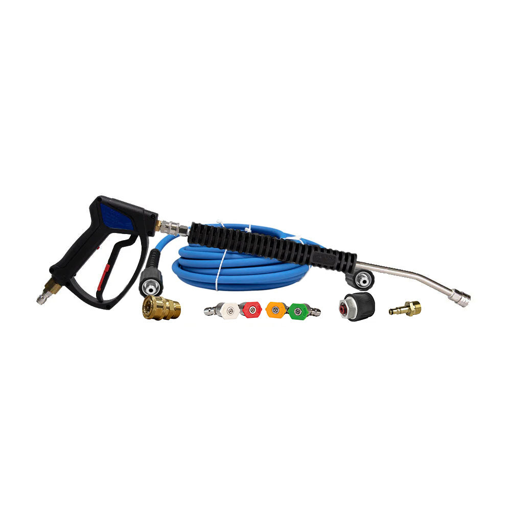 WaxIT Ryobi / Ozito pressure washer upgrade kit with MTM SG35 short gun, hose, lance and nozzles