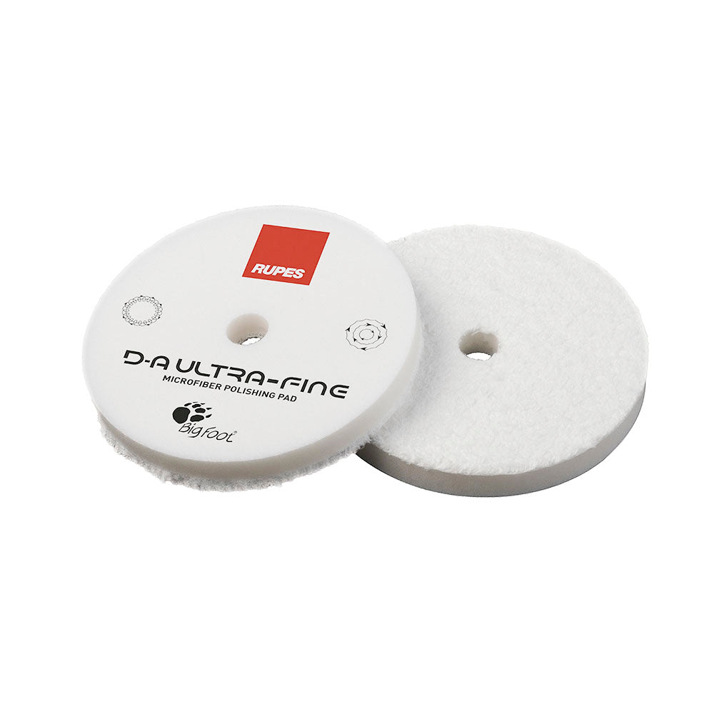 Rupes DA Ultra Fine white microfiber finishing pad