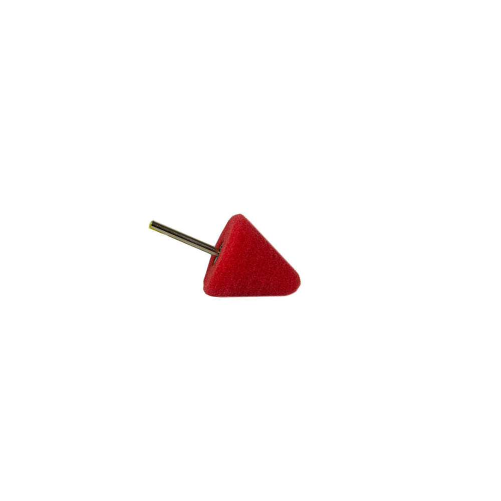 ShineMate red foam cone finishing pads