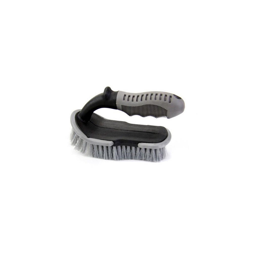 Economax Tyre Brush with ergonomic handle