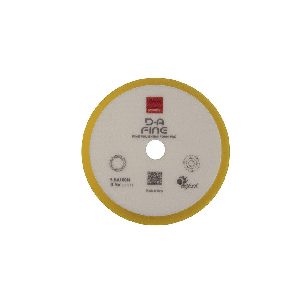 RUPES D-A Fine Foam Polishing Pads (2-Pack) – High Performance Fine Polishing