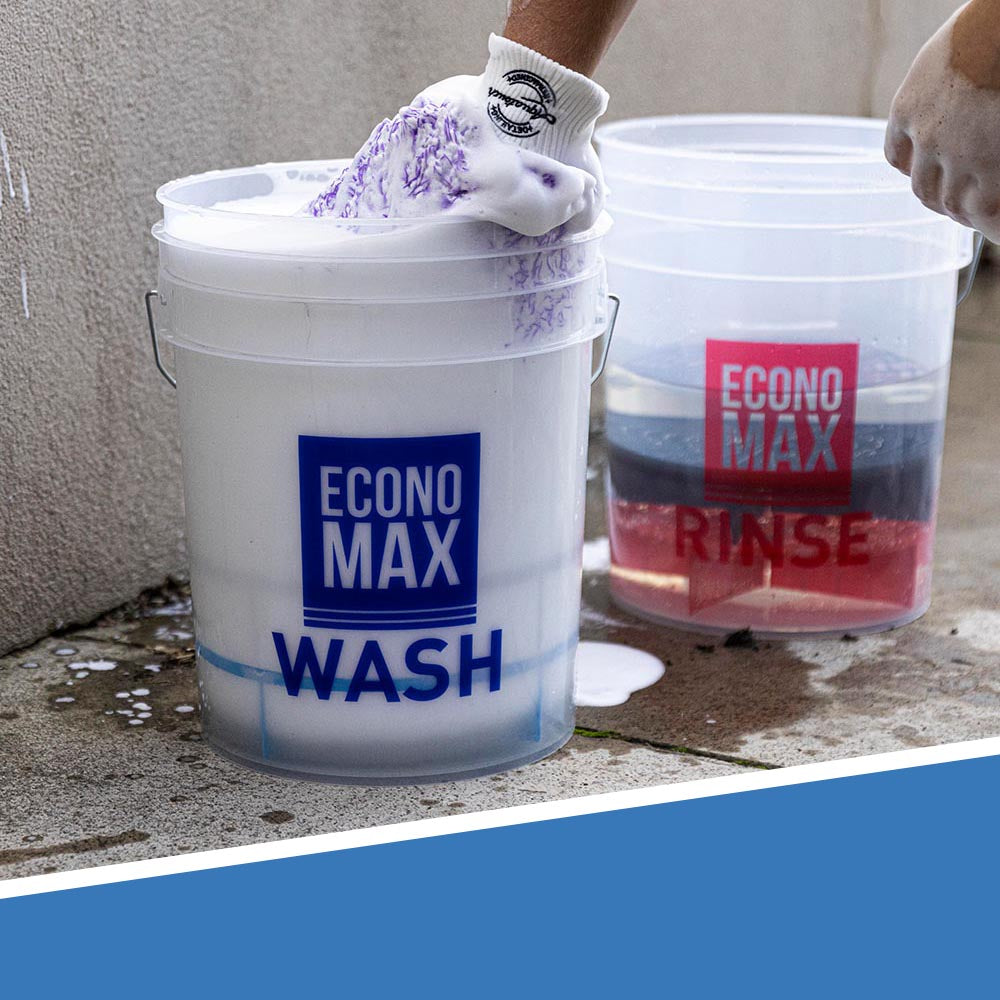 Economax Buckets with Aquatouch wash mitt
