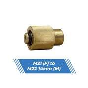 Aquatouch Pressure Washer Adaptors | M21 (F) to M22 14mm (M)