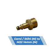 Aquatouch Pressure Washer Adaptors | Gerni / Stihl (M) to M22 14mm (M)