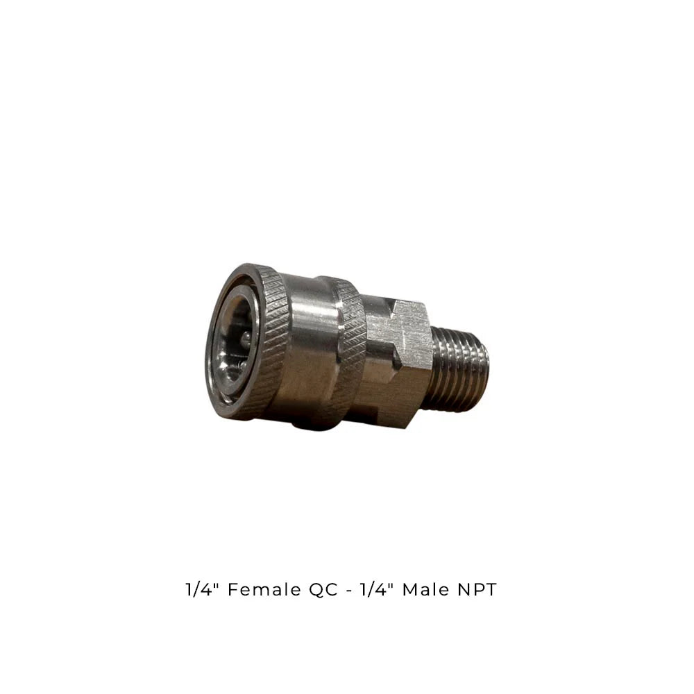 Qc Adapter Aquatouch Pressure Washer Adapters - 1/4” Female QC - 1/4” Male Thread ...
