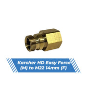 Aquatouch Pressure Washer Adaptors | Karcher HD Easy Force (M) to M22 14mm (F)