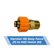 Aquatouch Pressure Washer Adaptors | Karcher HD Easy Force (F) to M22 14mm (M)