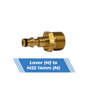 Aquatouch Pressure Washer Adaptors | Lavor (M) to M22 14mm (M)