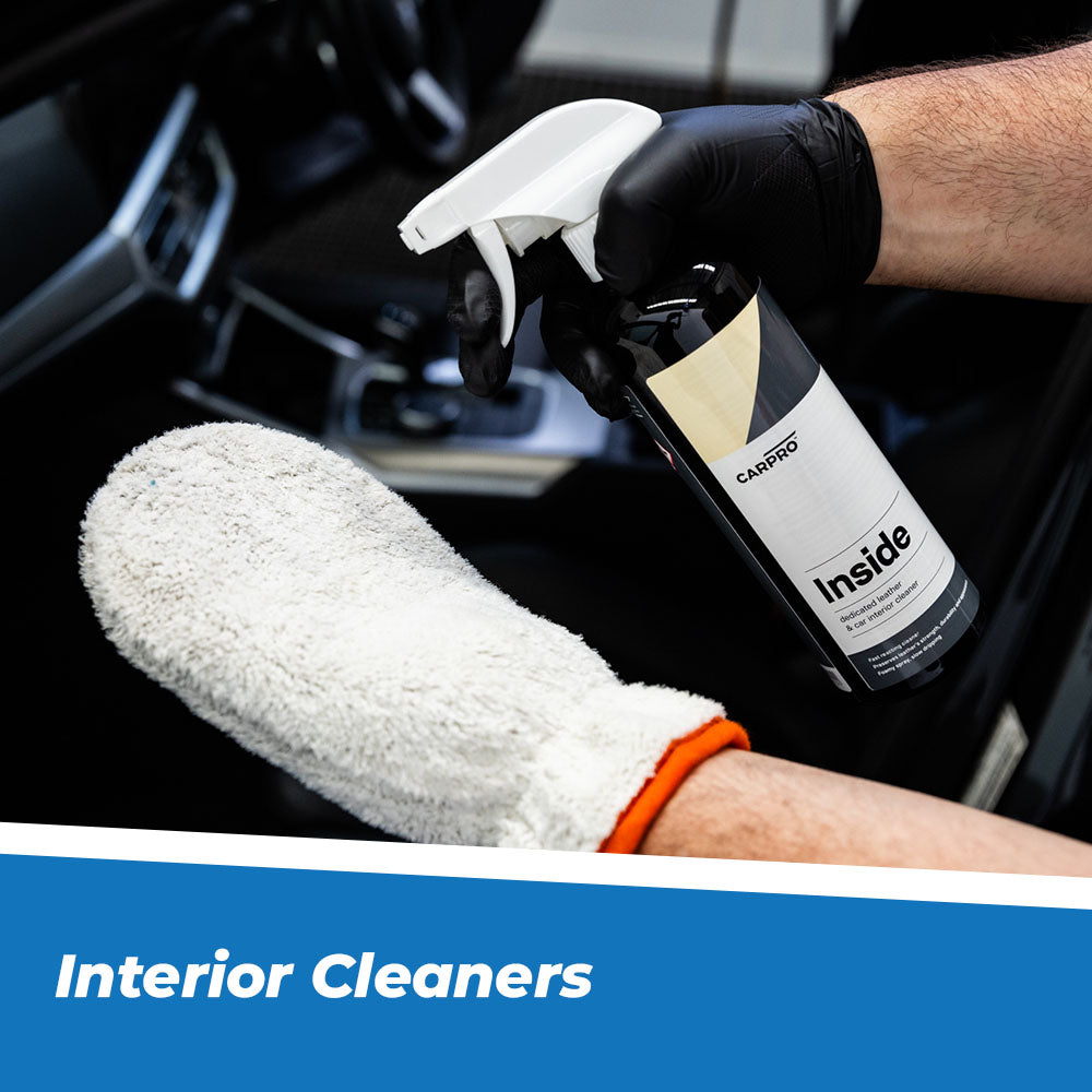 Menu Item for interior Cleaners. CARPRO Inside spraying on CARPRO Inner Scrub