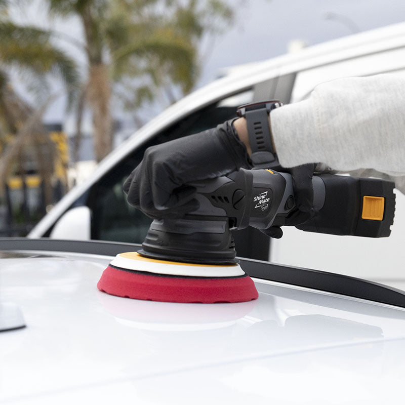 ShineMate EB351 6" on a white car