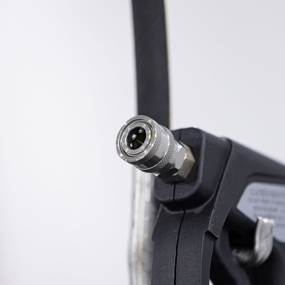 Aquatouch 1/4" QC to 1/4" male thread adaptor in use