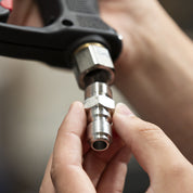 Aquatouch Pressure Washer Adaptors | 3/8” QC (M) to 3/8 Thread (M)