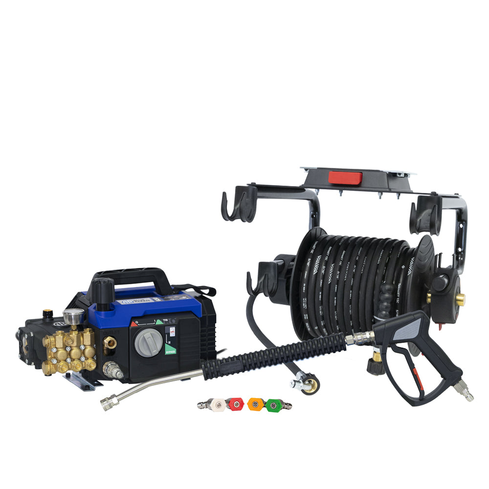 Annovi Reverberi 630+ Pressure Washer with Wall Mount,  MTM gun, nozzles and 