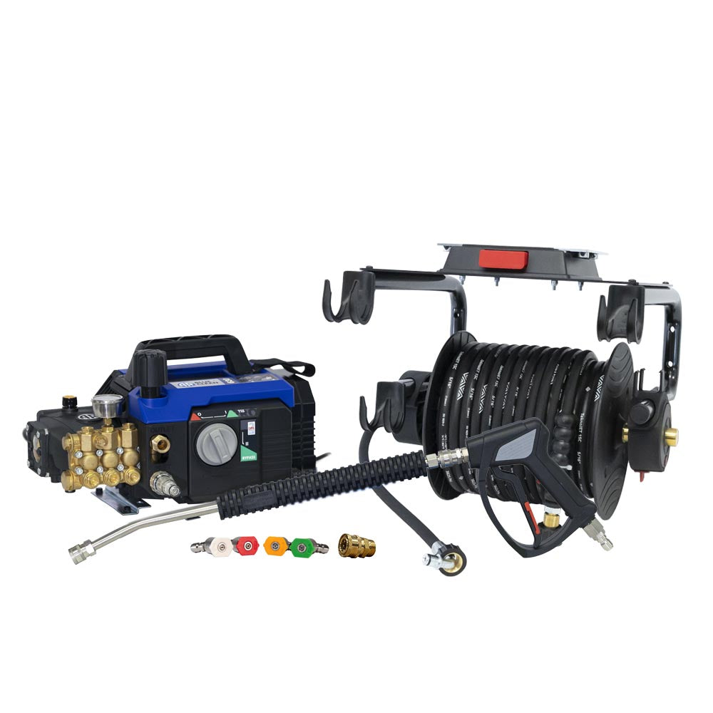 Annovi Reverberi 630+ Pressure Washer with Wall Mount,  MTM gun, nozzles and 