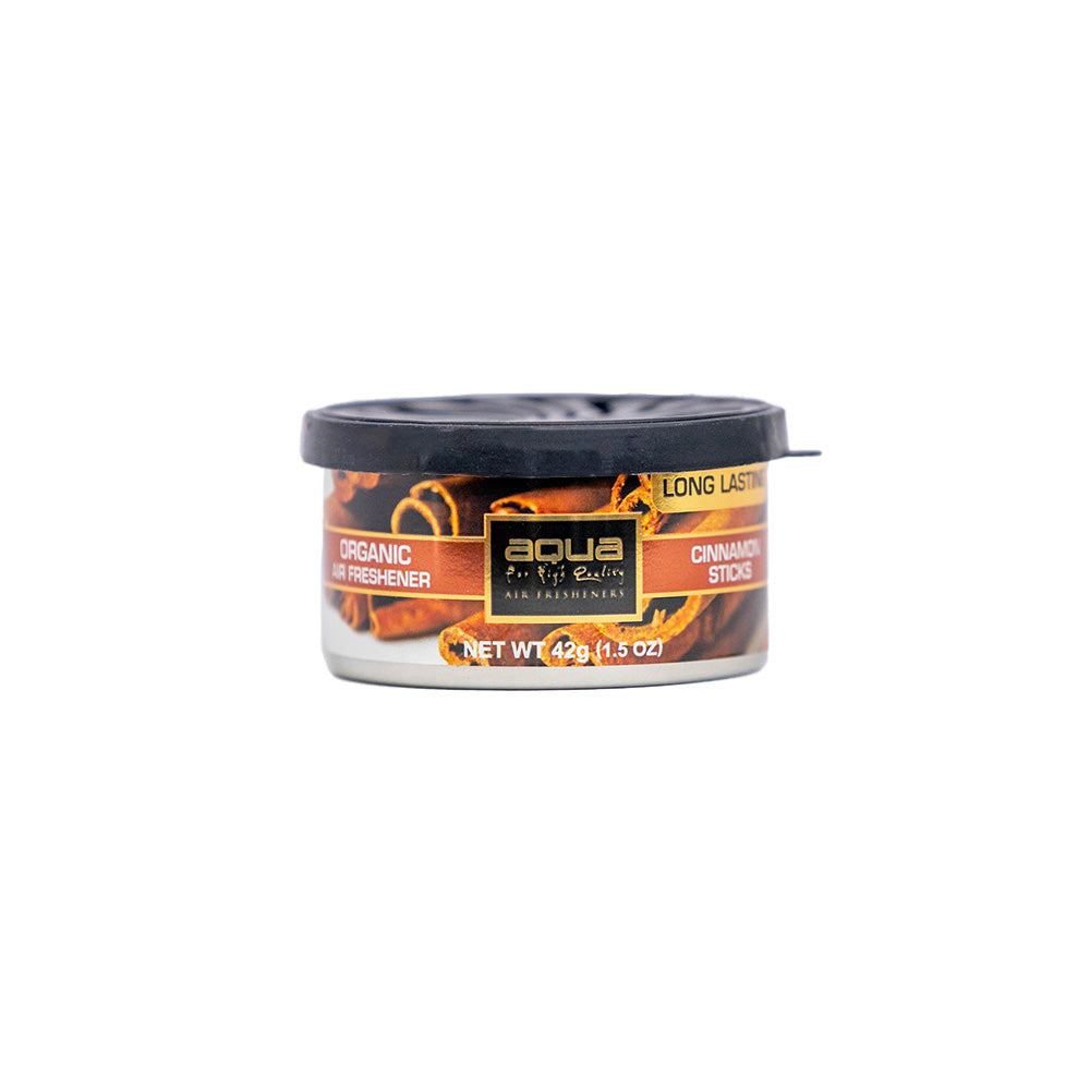 Aroma AQUA Organic Can car diffuser, Cinnamon Sticks