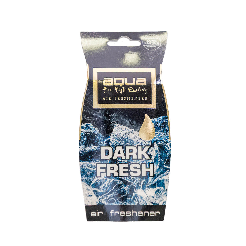 Aroma AQUA Natural Drop hanging car air freshener, Dark Fresh scent