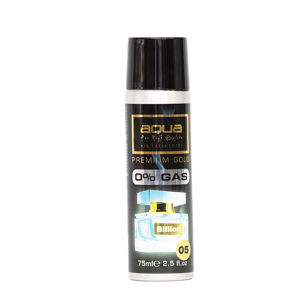 Aroma AQUA Premium Gold Drop Billion car perfume spray 75 mL