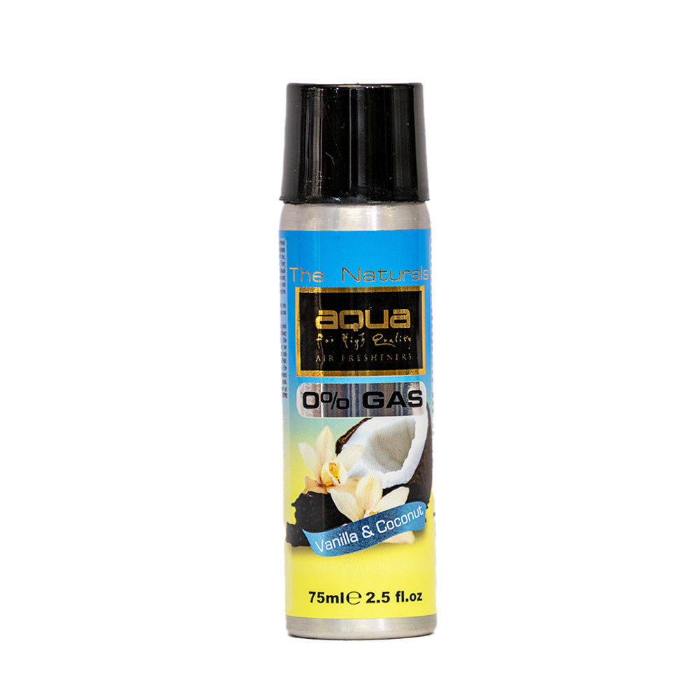 Aroma AQUA Natural Drop Car Perfume Spray - Vanilla & Coconut Scent