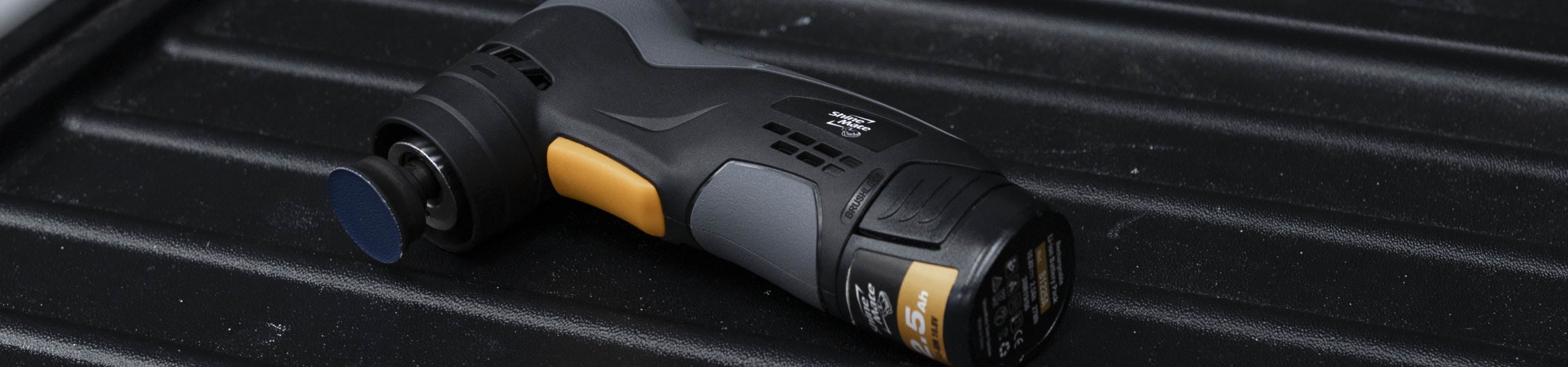 ShineMate Sander on a bench