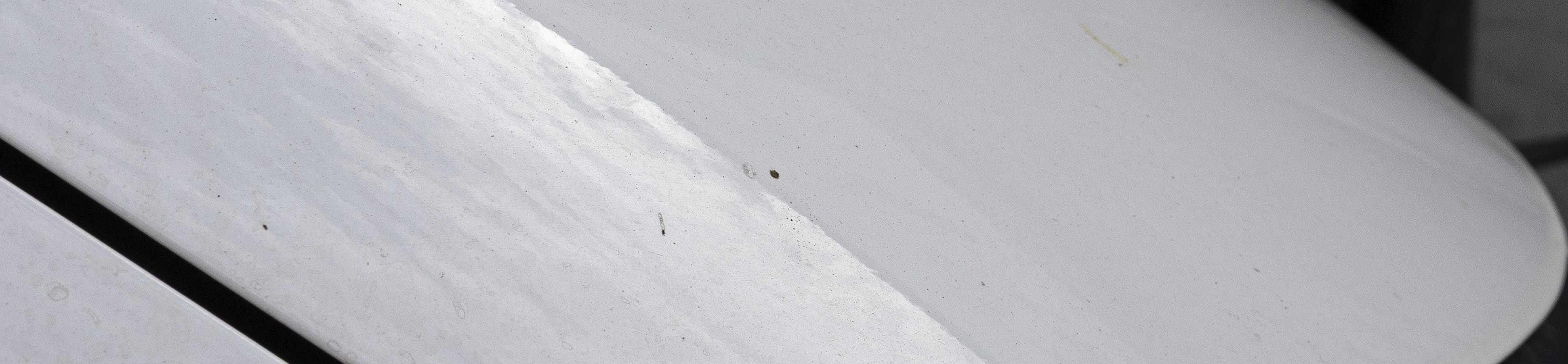 Bug splatter on white bonet