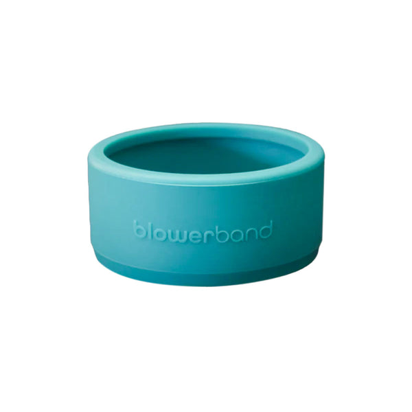 BlowerBands silicone nozzle guard in teal (Makita)