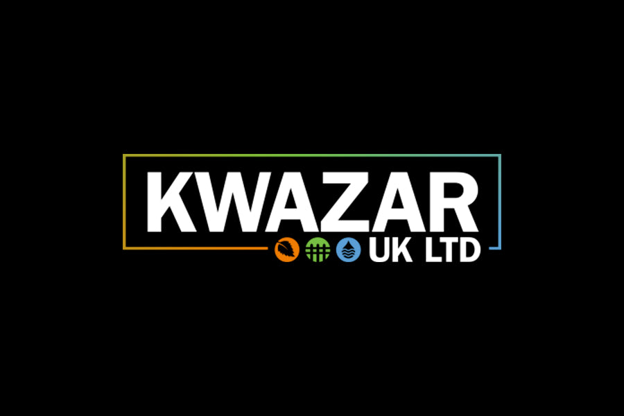 Kwazar logo with background