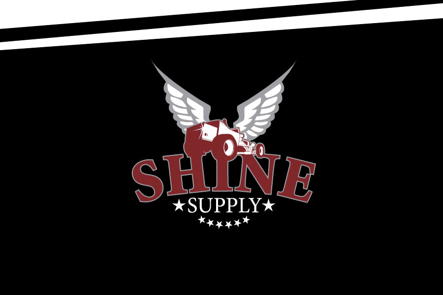Shine Supply logo with background