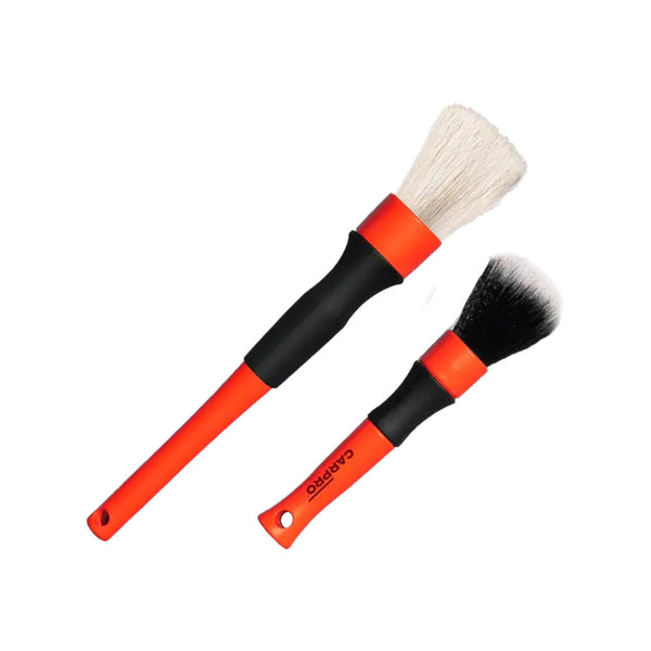 CARPRO Detailing Brush Set with boar hair and synthetic brushes
