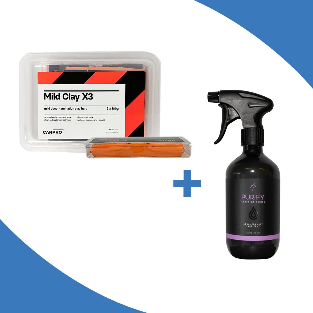 BOGO CARPRO Clay Bars x3 + 500mL Nv Purify