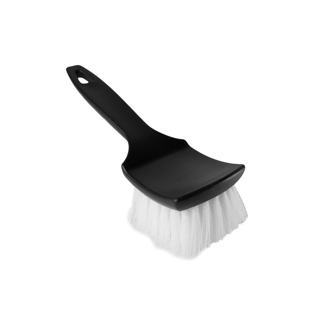 Economax Low Profile Tyre Cleaning Brush with plastic handle and polypropylene bristles