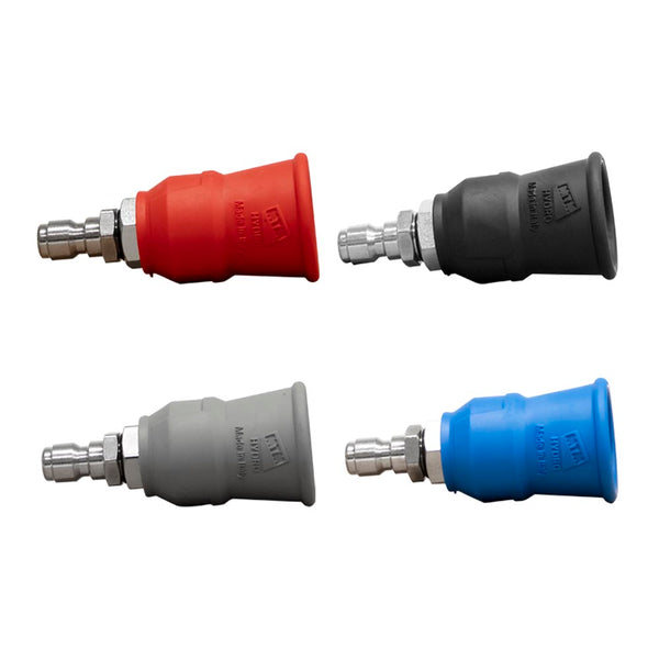 MTM Pressure Washer 4 Nozzle Kit | 0, 15, 25, 40° Spray Angles